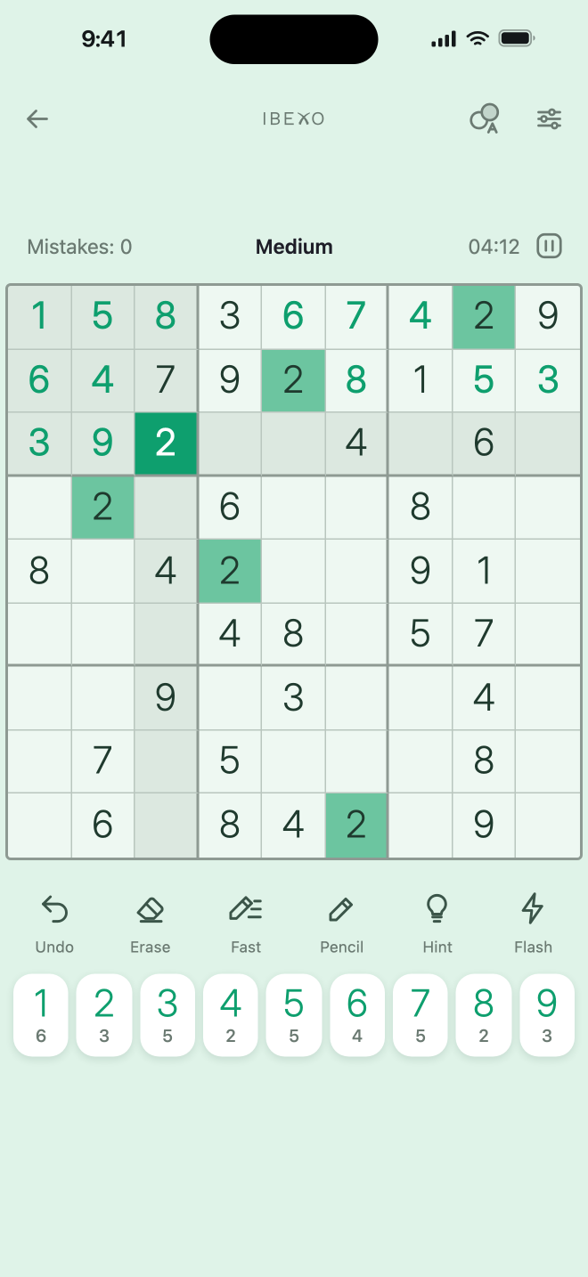 Sudoku by Ibexo